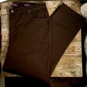 Gloria Vanderbilt Brown Amanda Jeans
